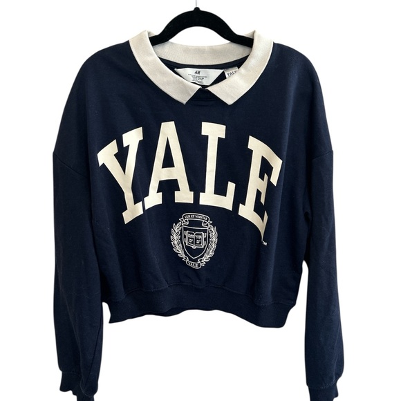 H&M Navy Blue Yale Sweatshirt - Picture 1 of 5